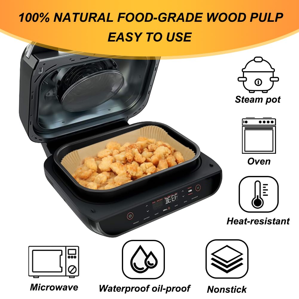 Amazon.com: BYKITCHEN Air Fryer Liners for Ninja FG551/DG551/IG651